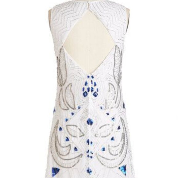 Frock & Frill Sequin Beaded Dress UK 12 US 10 - Picture 2 of 4